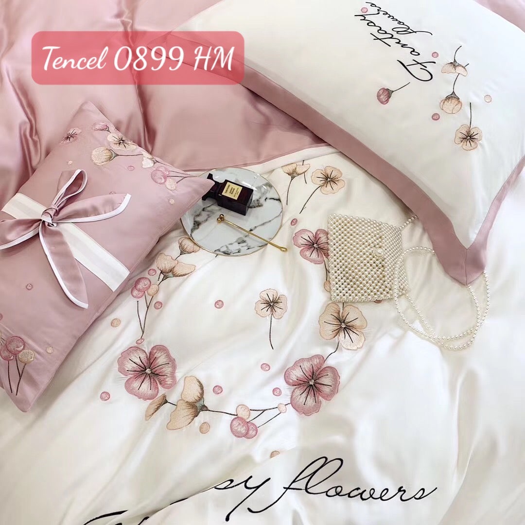 Bộ chăn ga gối Tencel cao cấp-0899HM 10 Bộ chăn ga gối Tencel cao cấp 0899HM.10
