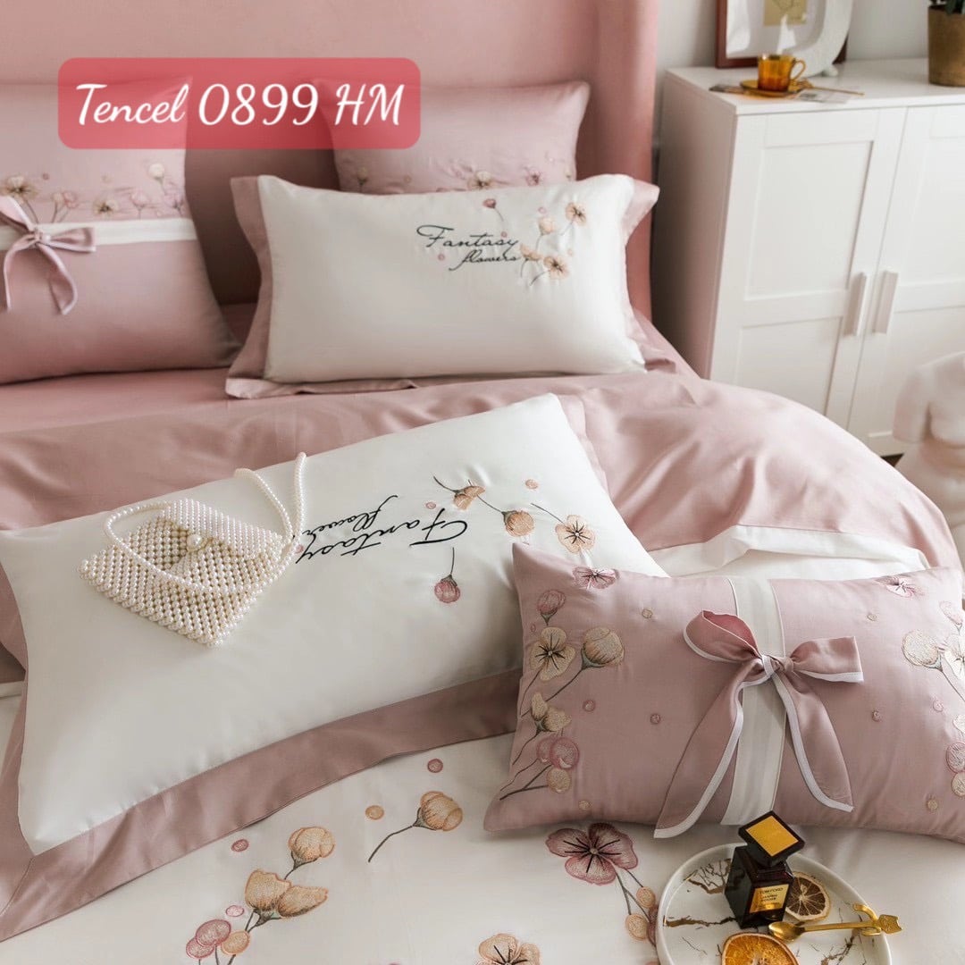 Bộ chăn ga gối Tencel cao cấp-0899HM 4 Bộ chăn ga gối Tencel cao cấp 0899HM.4