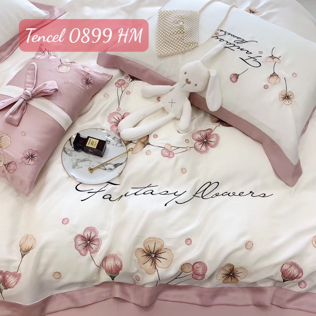 Bộ chăn ga gối Tencel cao cấp-0899HM 8 Bộ chăn ga gối Tencel cao cấp 0899HM.8