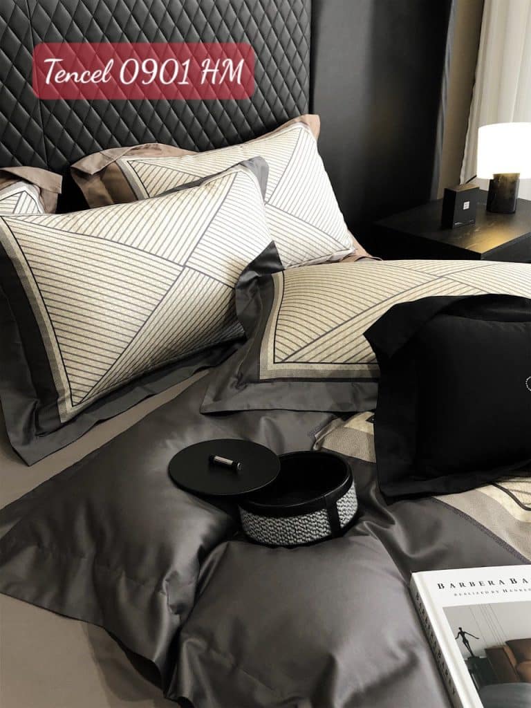 Bộ chăn ga gối Tencel cao cấp 0901HM.7