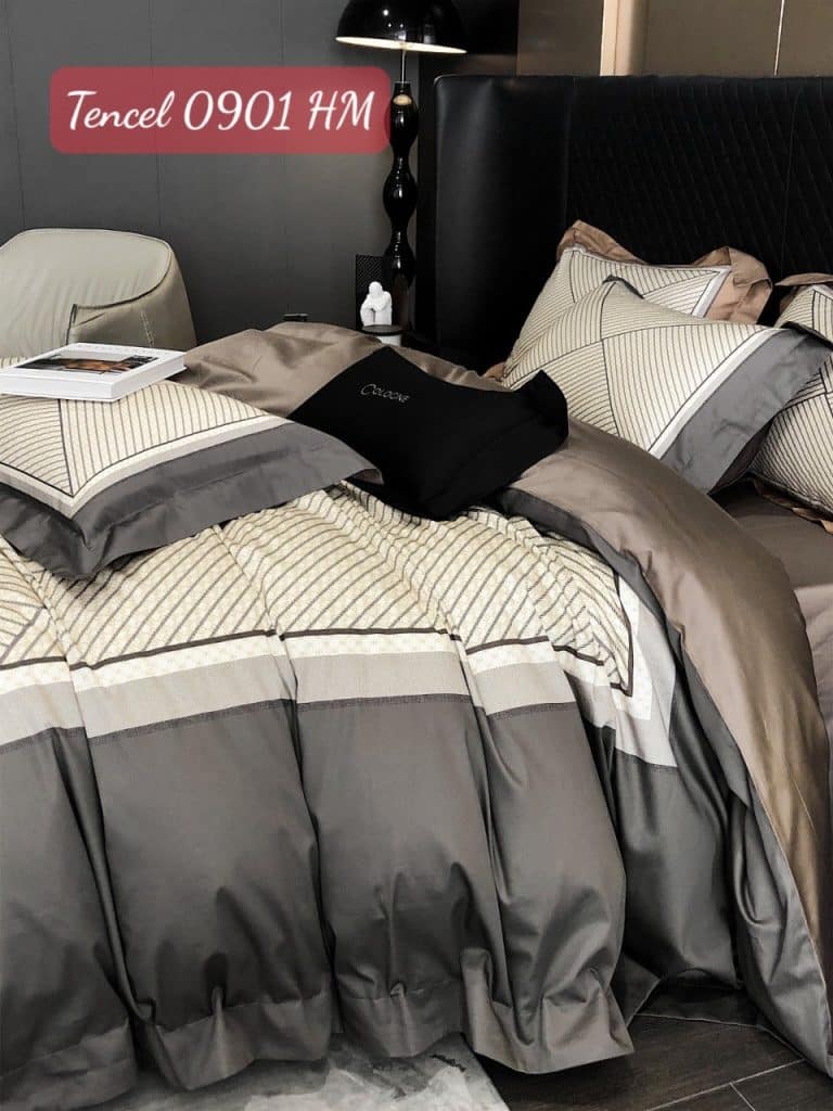 Bộ chăn ga gối Tencel cao cấp 0901HM.8