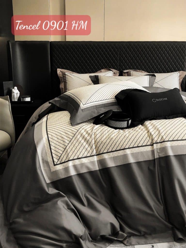 Bộ chăn ga gối Tencel cao cấp 0901HM.9