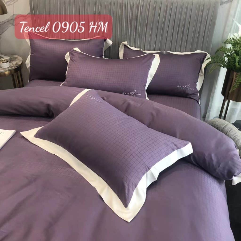 Bộ chăn ga gối Tencel cao cấp 0905HM.8