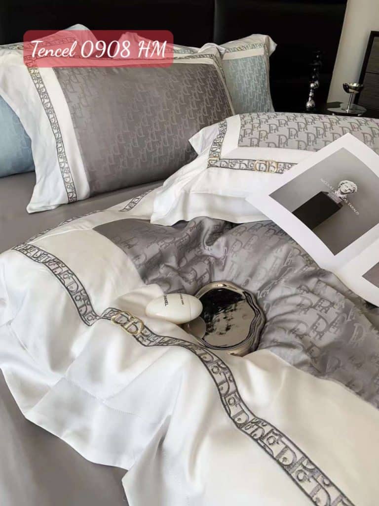 Bộ chăn ga gối Tencel cao cấp 0908HM.5