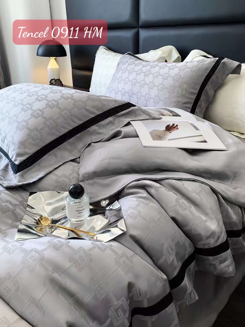 Bộ chăn ga gối Tencel cao cấp-0911HM 3 Bộ chăn ga gối Tencel cao cấp 0911HM.4
