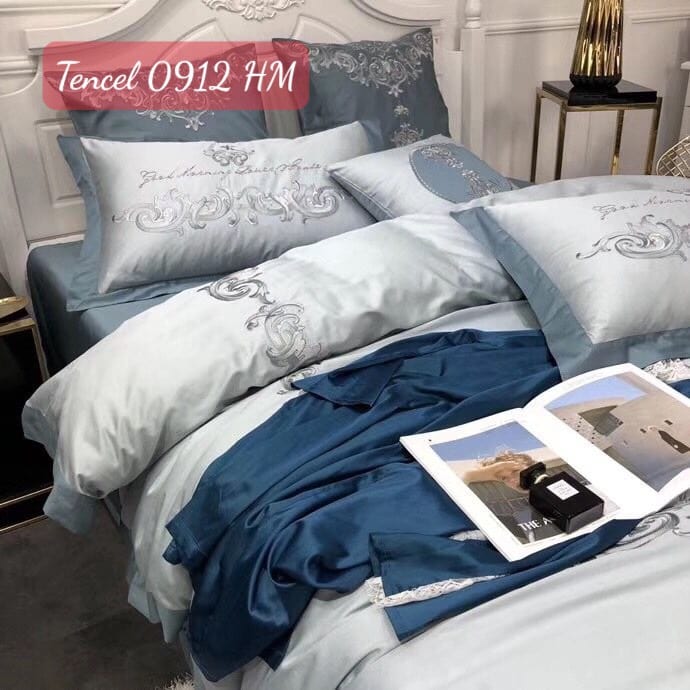 Bộ chăn ga gối Tencel cao cấp-0912HM 11 Bộ chăn ga gối Tencel cao cấp 0912HM.2