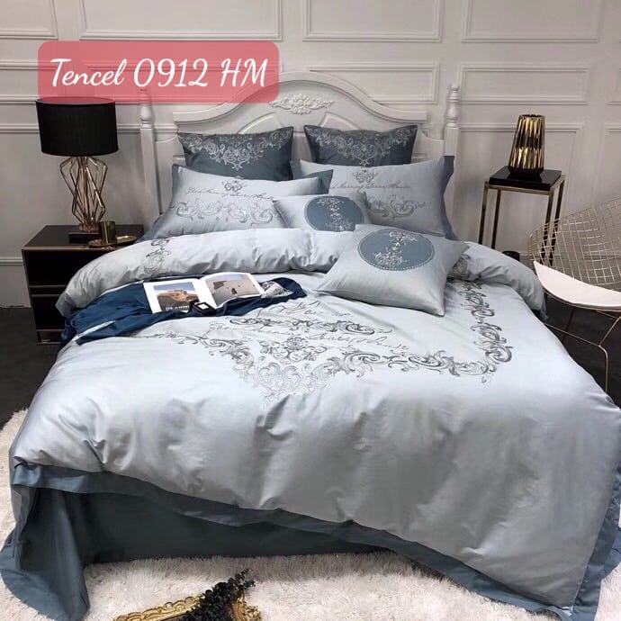 Bộ chăn ga gối Tencel cao cấp-0912HM 4 Bộ chăn ga gối Tencel cao cấp 0912HM.3