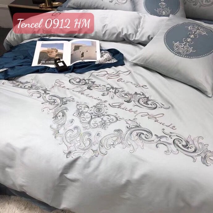 Bộ chăn ga gối Tencel cao cấp-0912HM 5 Bộ chăn ga gối Tencel cao cấp 0912HM.5