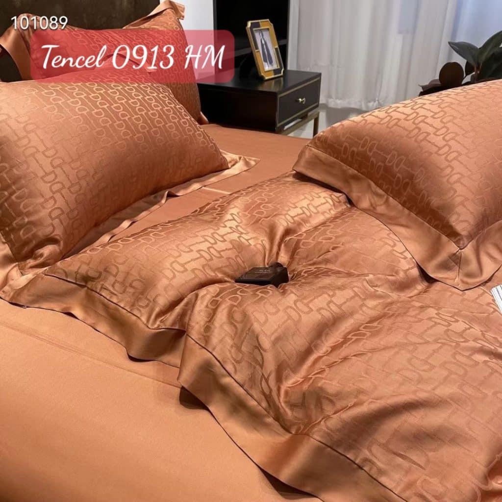 Bộ chăn ga gối Tencel cao cấp 0913HM.9
