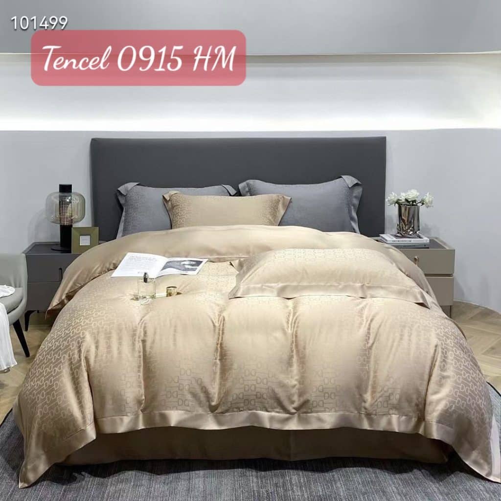 Bộ chăn ga gối Tencel cao cấp 0915HM.6