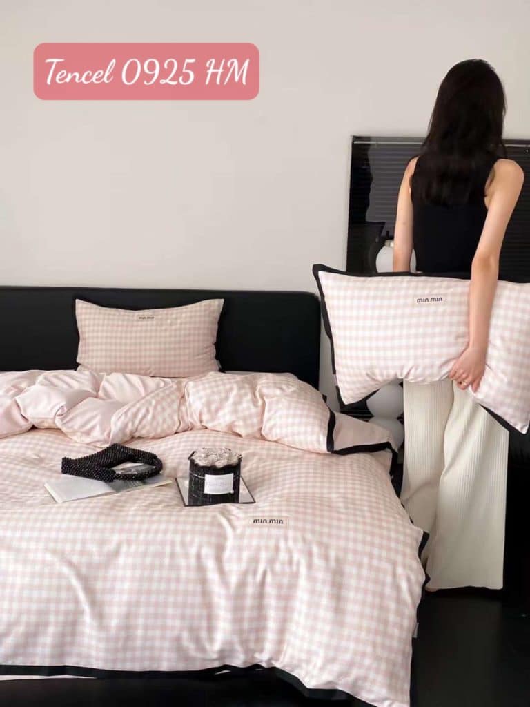 Bộ chăn ga gối Tencel cao cấp 0925HM.4