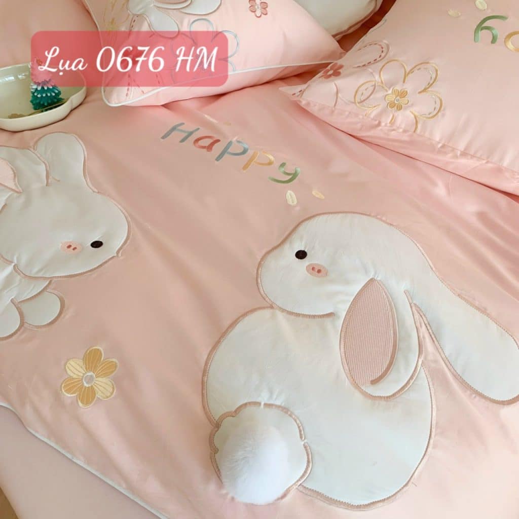 Bộ chăn ga gối Lụa 0676HM.13