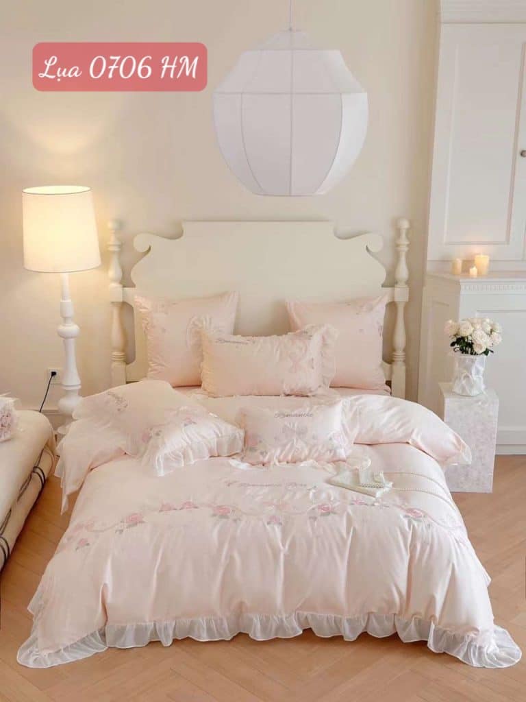 Bộ chăn ga gối Lụa 0706HM.2