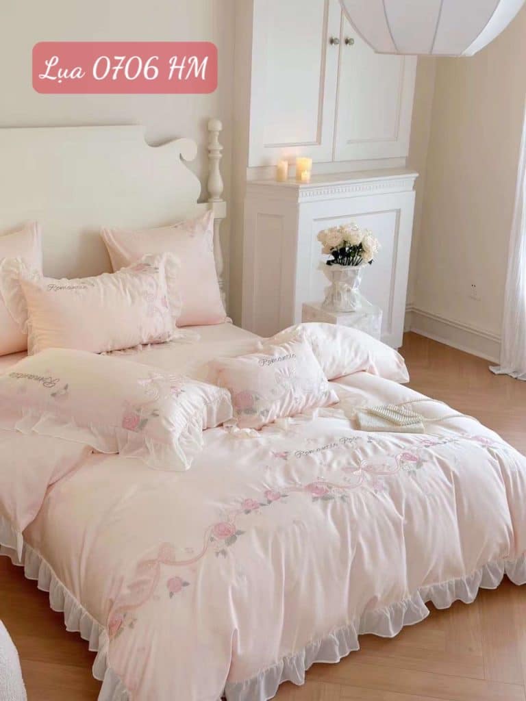 Bộ chăn ga gối Lụa 0706HM.9