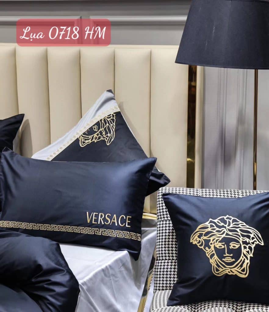 Bộ chăn ga gối Lụa cao cấp-0718HM 11 Bộ chăn ga gối Lụa 0718HM.9