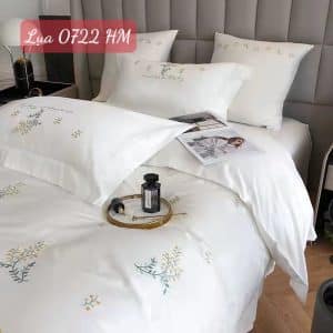 Bộ chăn ga gối Lụa cao cấp-0722HM 11 Bộ chăn ga gối Lụa 0722HM.5