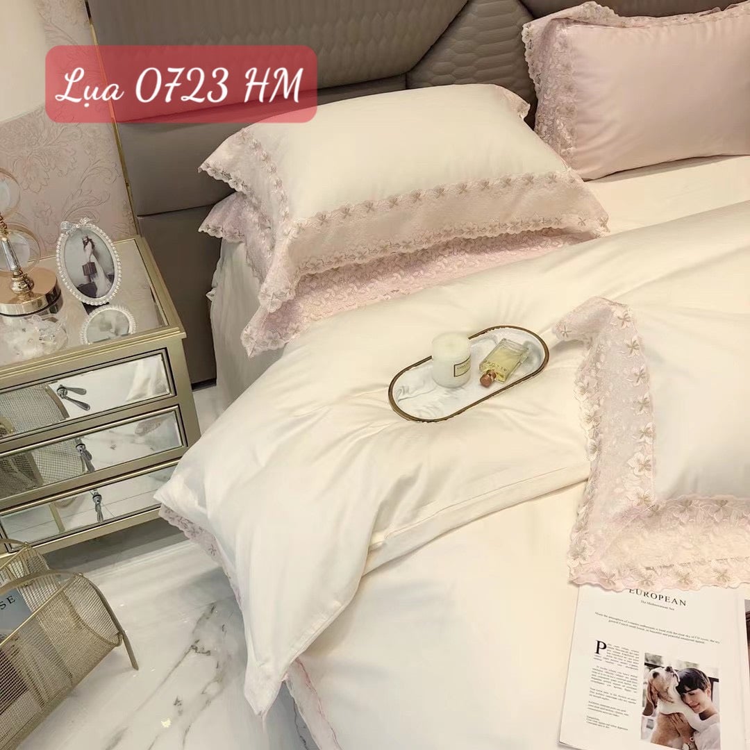 Bộ chăn ga gối Lụa cao cấp-0723HM 9 Bộ chăn ga gối Lụa cao cấp-0723HM - Ảnh 9