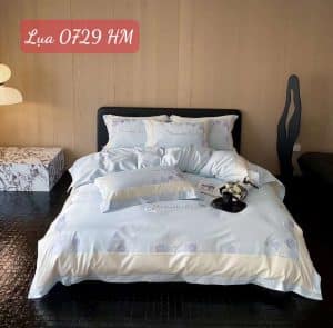Bộ chăn ga gối Lụa cao cấp-0729HM 12 Bộ chăn ga gối Lụa 0729HM.2
