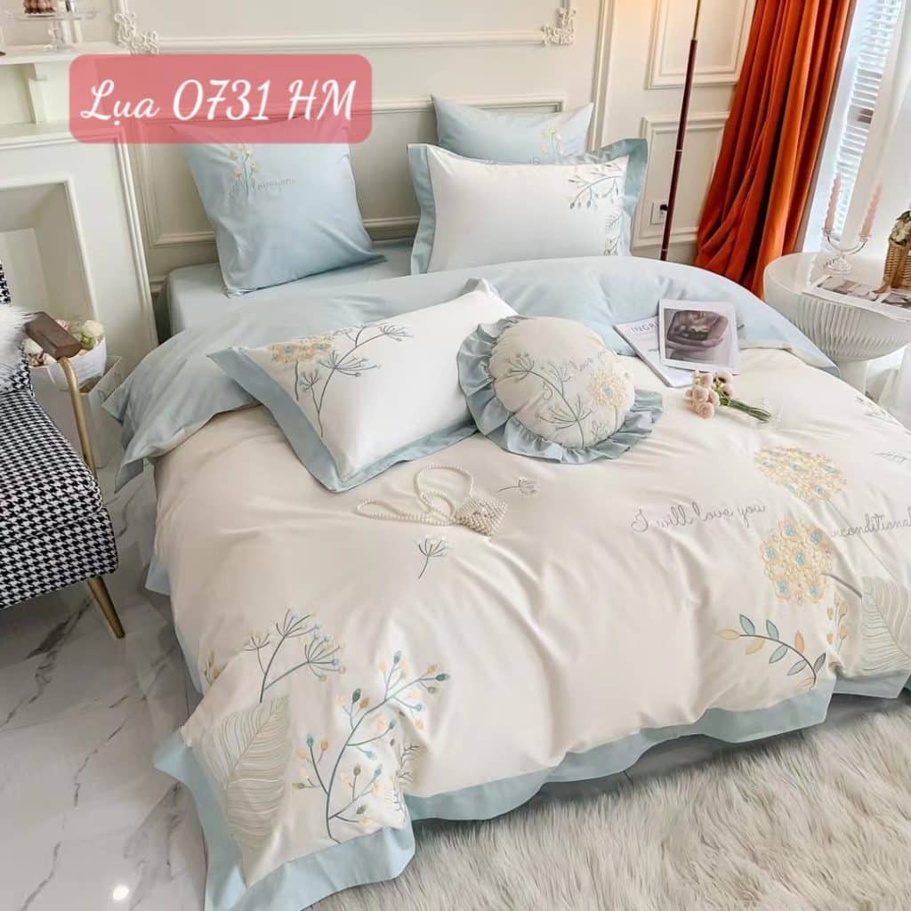 Bộ chăn ga gối Lụa 0731HM.6