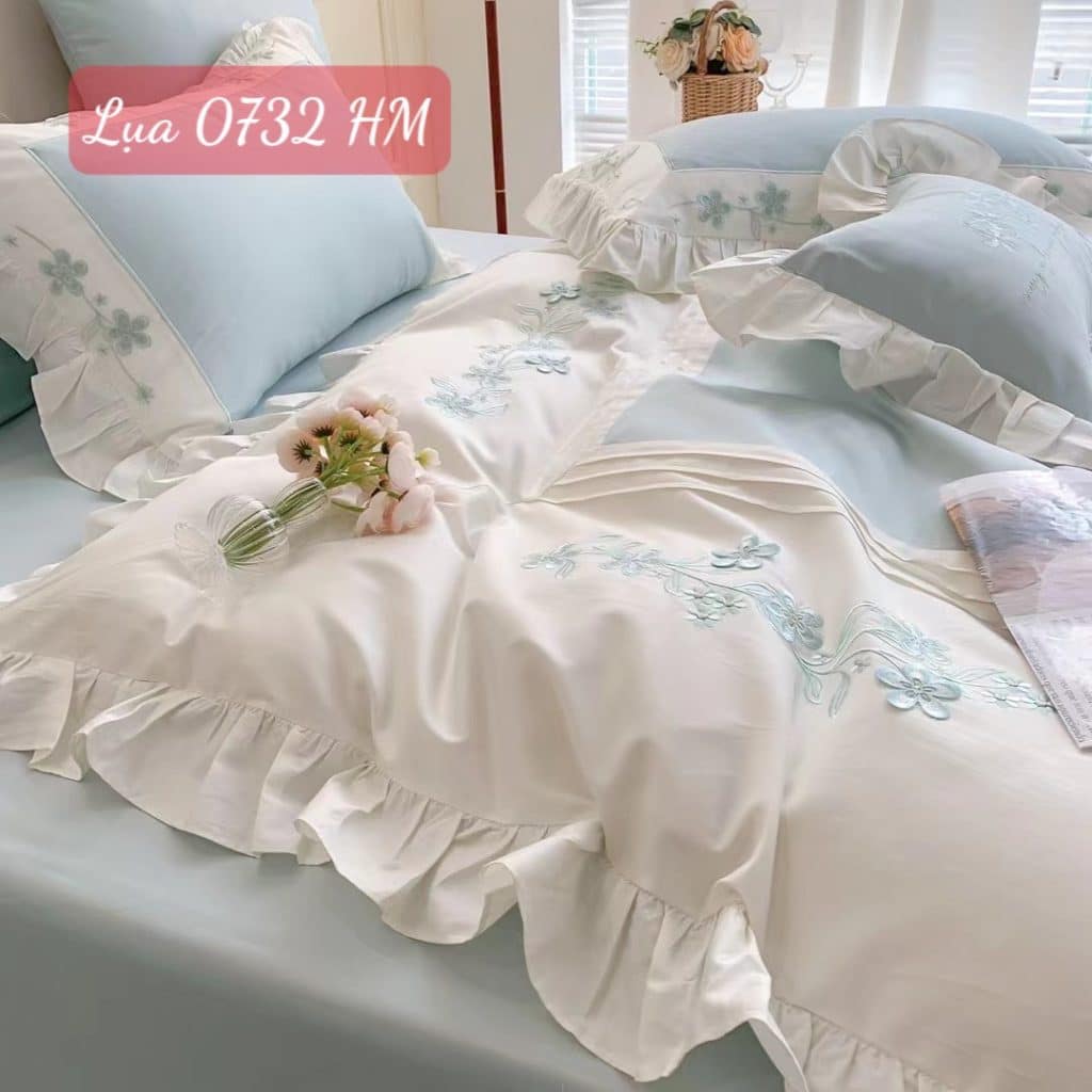 Bộ chăn ga gối Lụa 0732HM.3