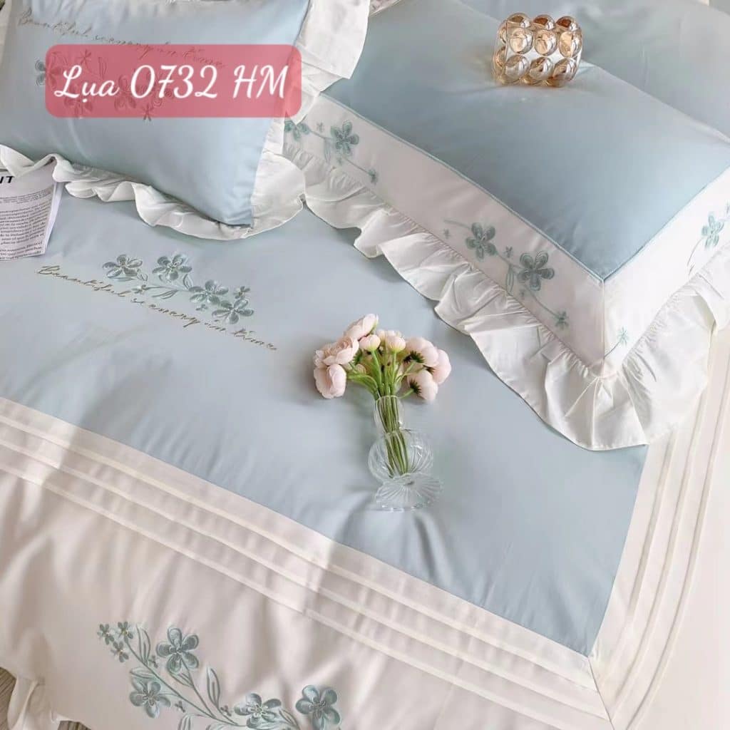Bộ chăn ga gối Lụa 0732HM.6