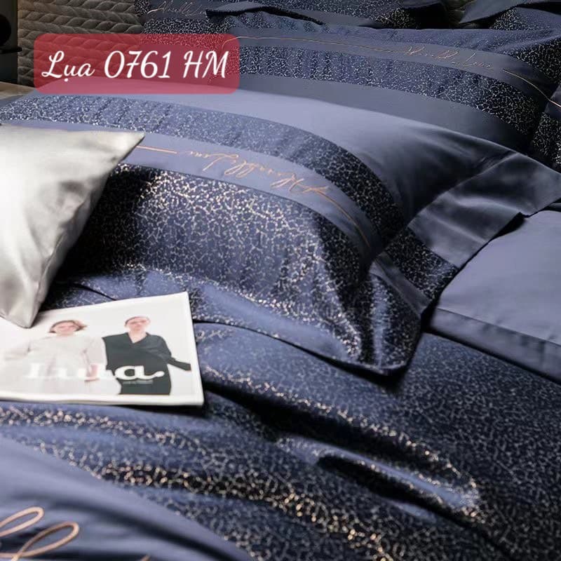 Bộ chăn ga gối Lụa cao cấp-0761HM 4 Bộ chăn ga gối Lụa 0761HM.3