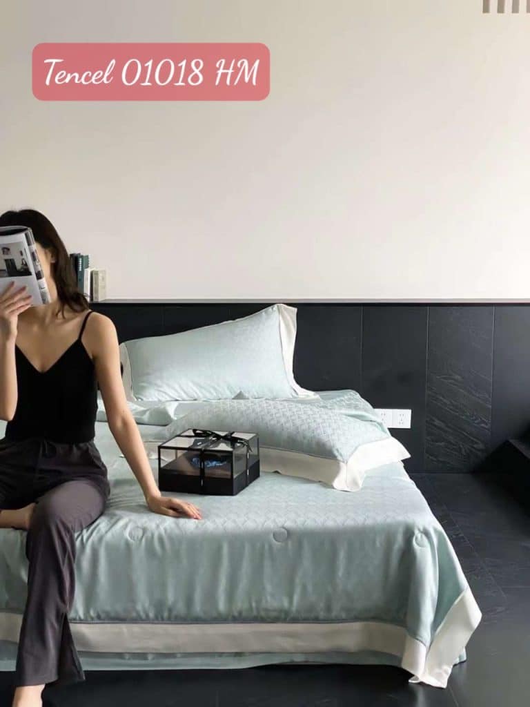 Bộ chăn ga gối Tencel 01018HM.8