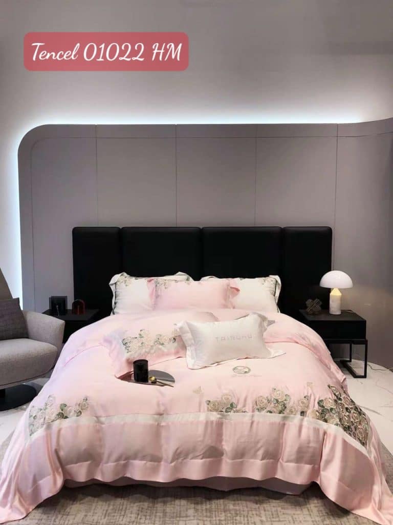 Bộ chăn ga gối Tencel 01022HM.1