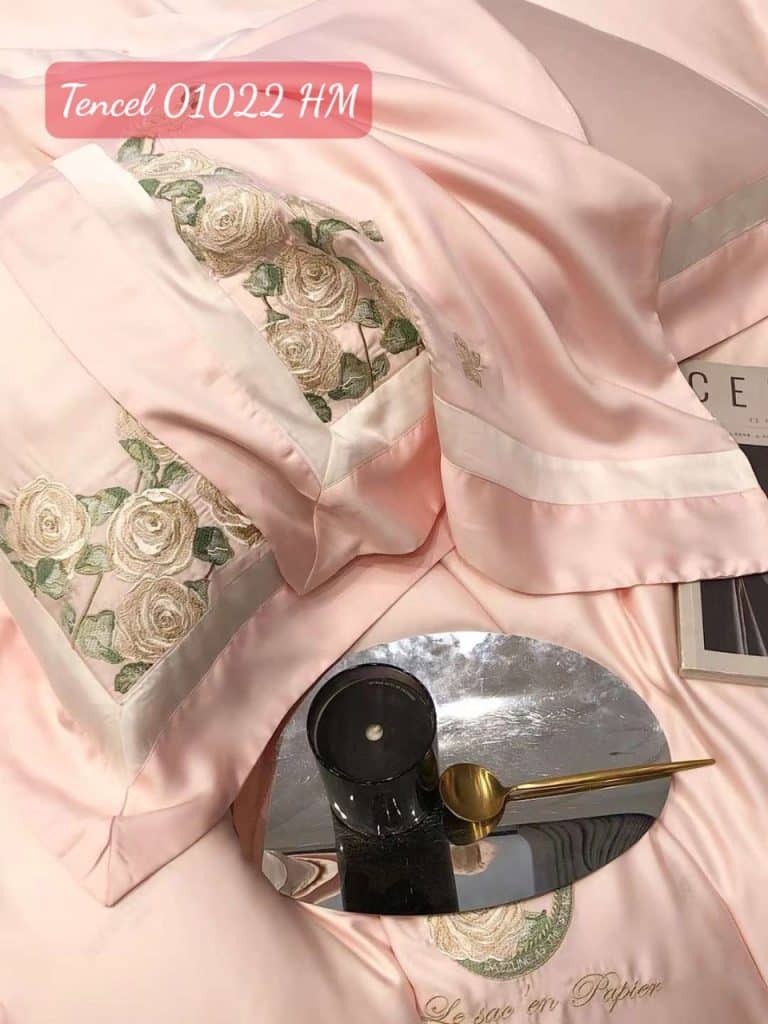 Bộ chăn ga gối Tencel 01022HM.9