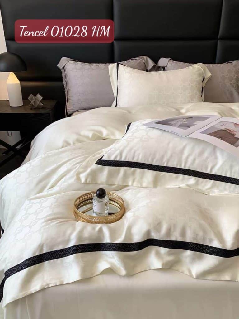 Bộ chăn ga gối Tencel 01028HM.1
