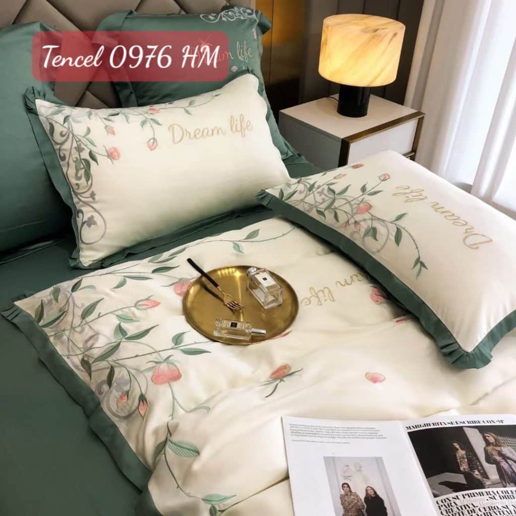 Bộ chăn ga gối Tencel 0976HM.4