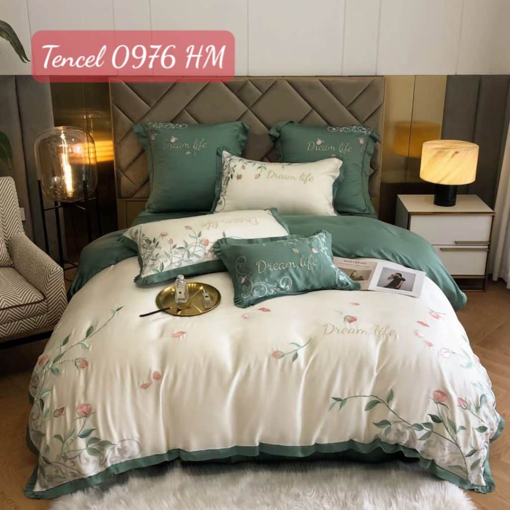 Bộ chăn ga gối Tencel 0976HM.6