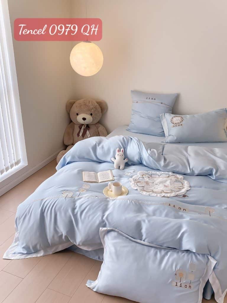 Bộ chăn ga gối Tencel 0979QH.15