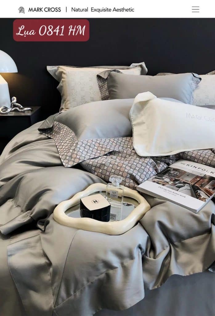 Bộ chăn ga gối lụa 0841HM.3