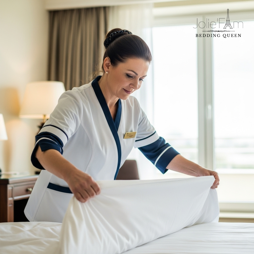 Đệm êm - ga mát -Bộ Chăn Ga Jolie’Fam Cao Cấp – Êm Ái, Sang Trọng, Giá Tốt