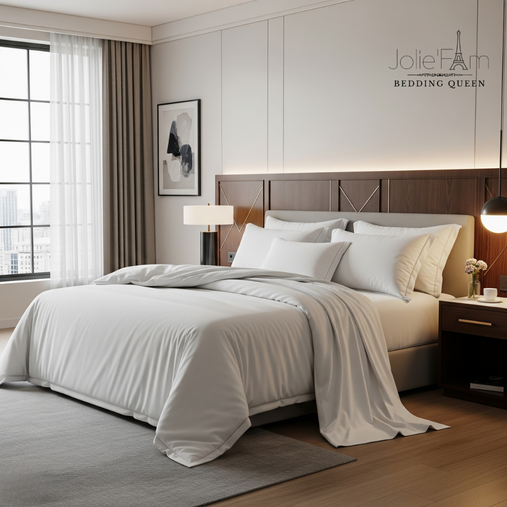 Drap Trắng Khách Sạn Giá Gốc – Chạm Mịn Như Resort 5 Sao