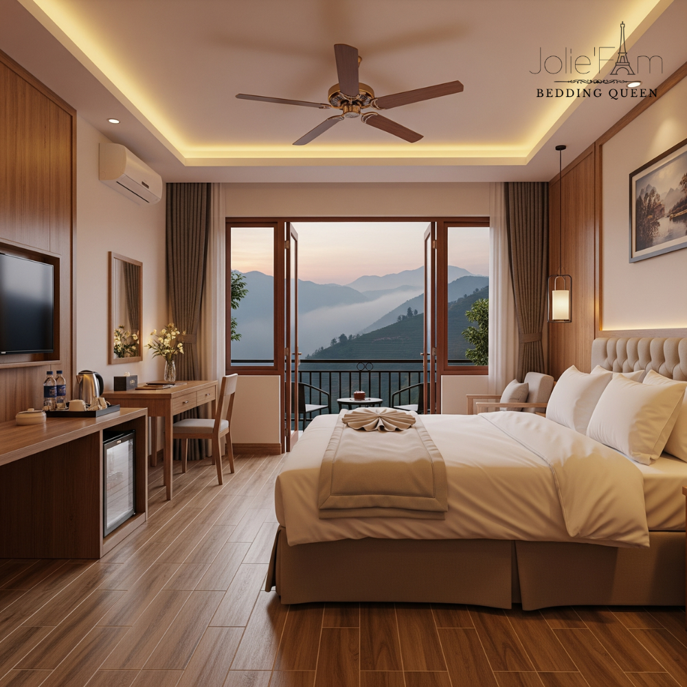 Lợi Ích Vượt Trội Khi Lựa Chọn Chăn Ga Gối Khách Sạn Từ Jolie’Fam