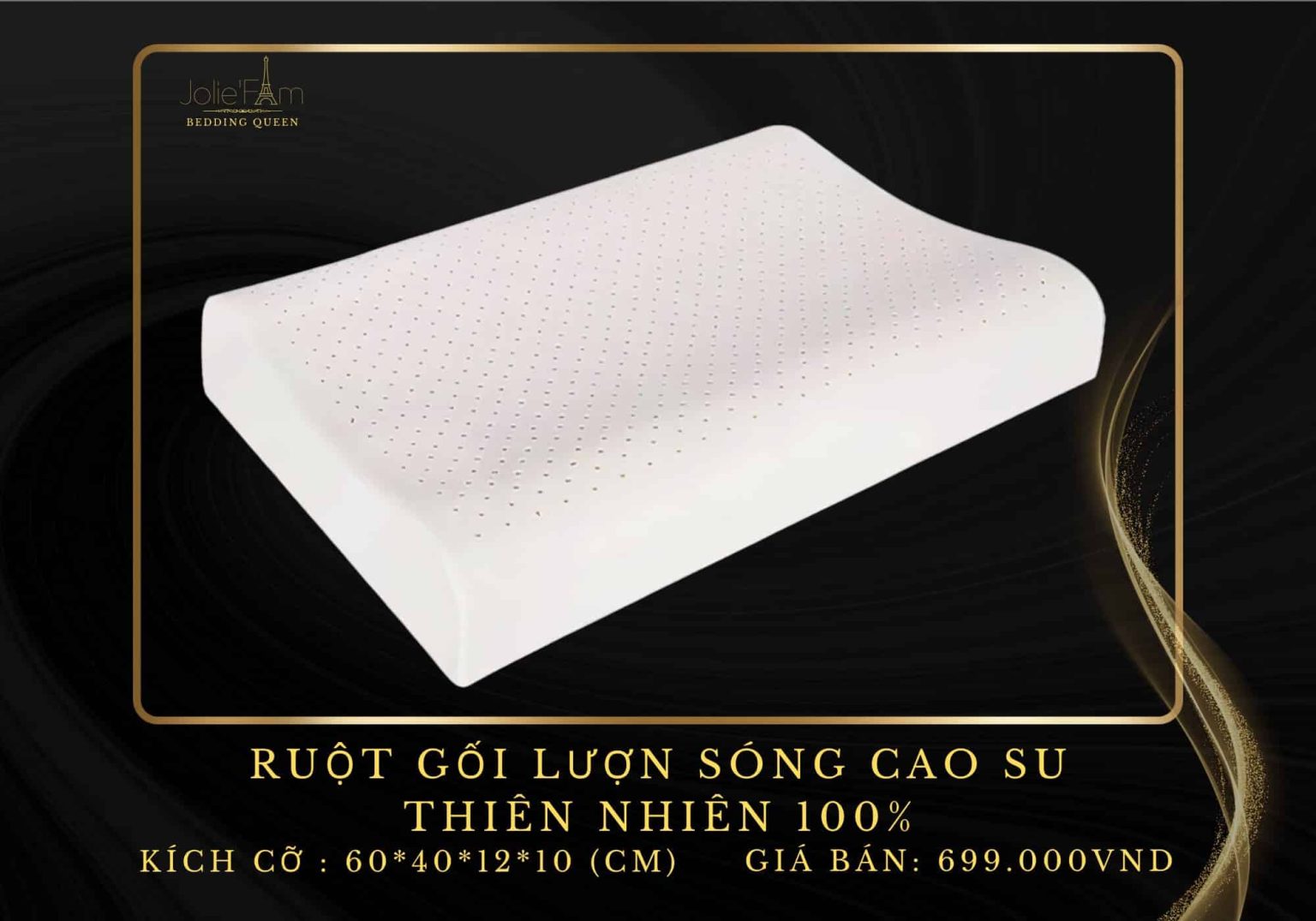 Ngủ Sâu Hơn Với Gối Cao Su Non Kiểu Lượn Sóng
