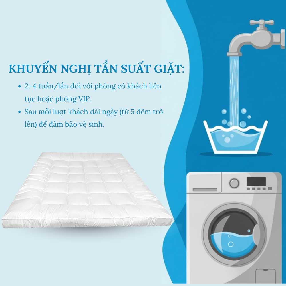 Những Lưu Ý Khi Dùng Topper Trong Khách Sạn