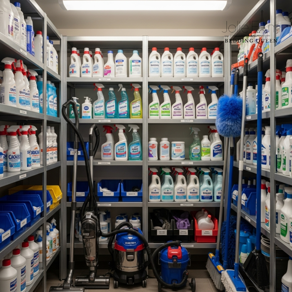 Checklist dọn phòng khách sạn – Bí quyết giữ phòng luôn chuẩn 5 sao 15 Tổ chức tủ đồ dọn phòng một cách khoa học