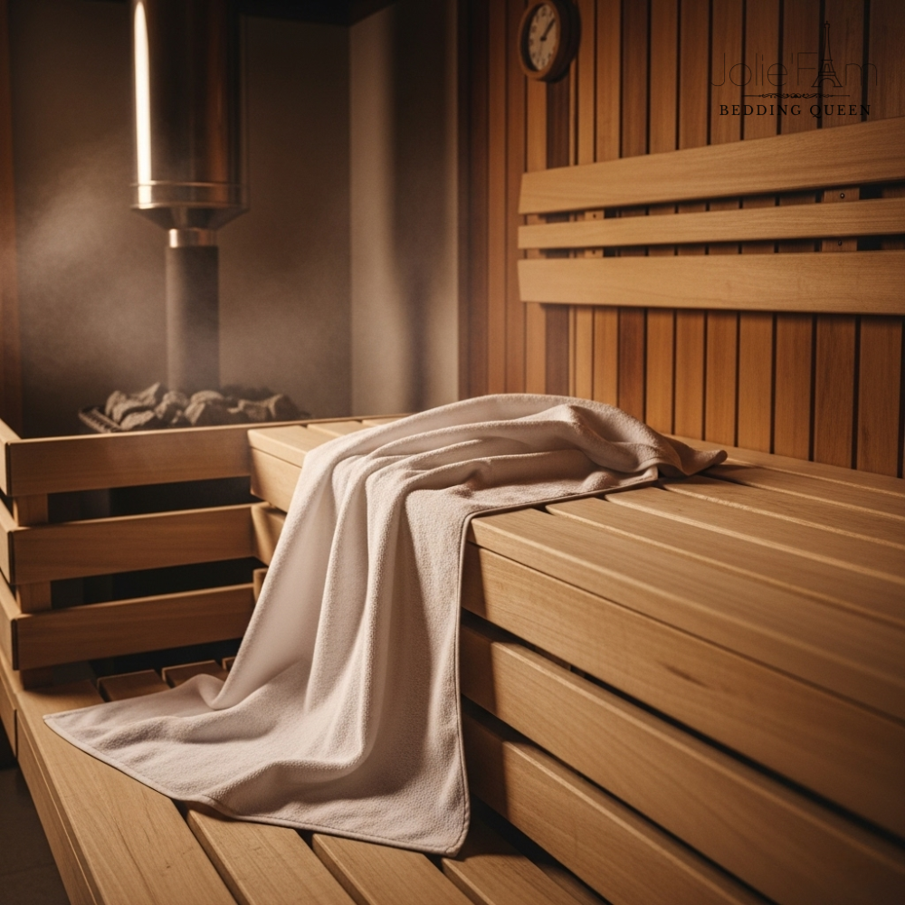 Khăn sauna – Độ bền và khả năng chịu nhiệt được đặt lên hàng đầu