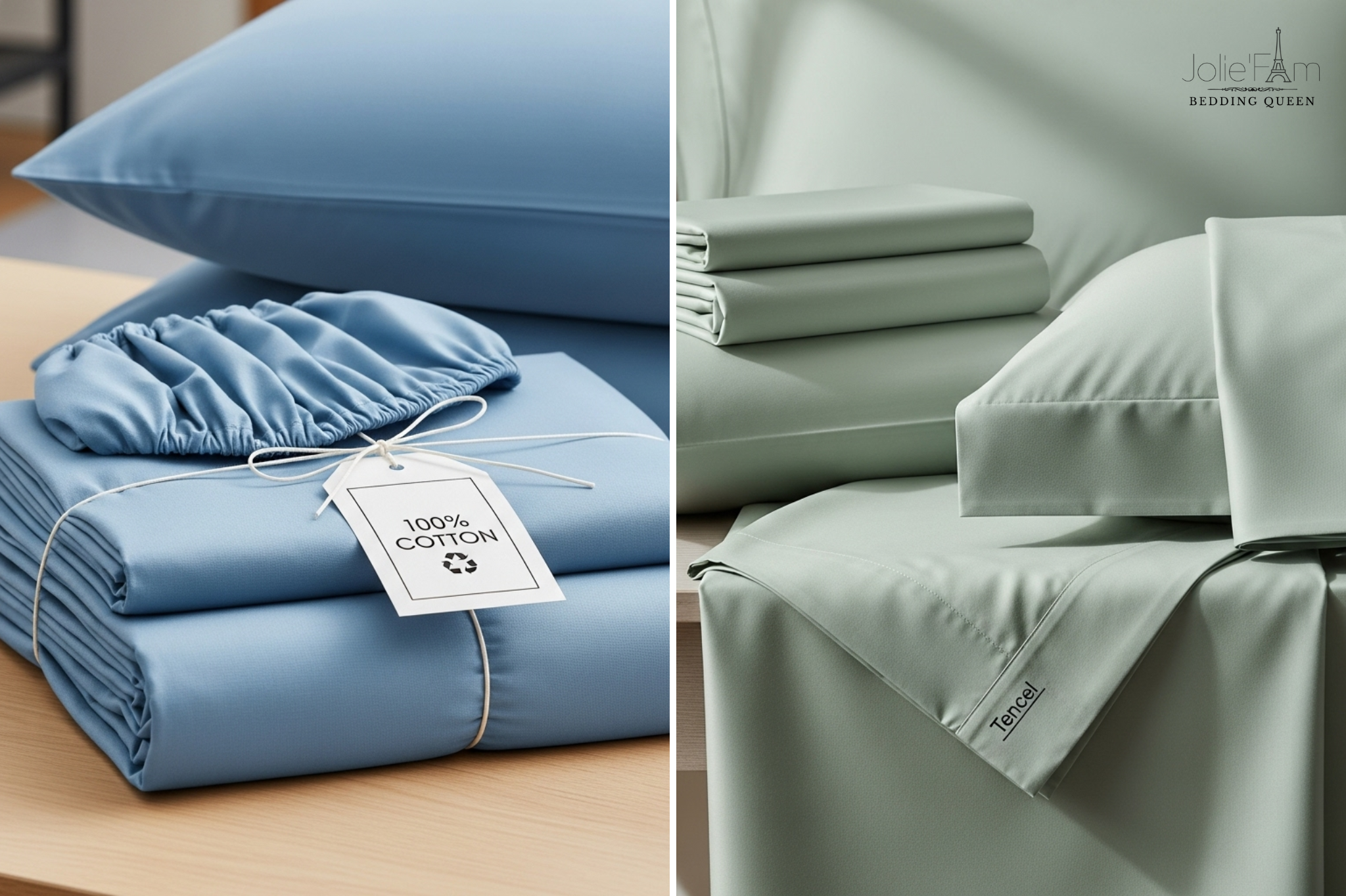 So Sánh Chi Tiết Cotton và Tencel Cho Chăn Ga Gối Khách Sạn