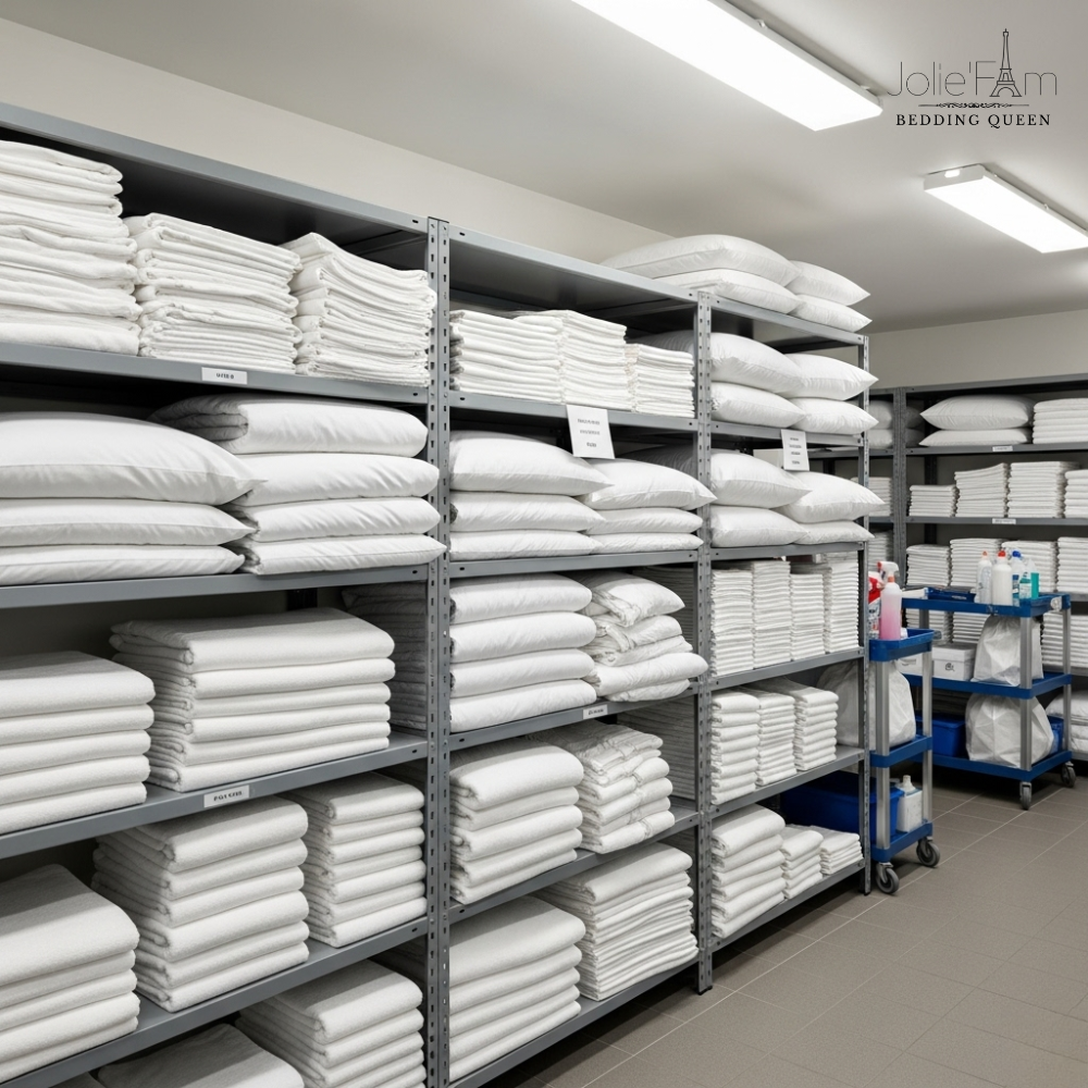 Ga Gối Khách Sạn: Vì Sao 90% Khách Chọn Chất Liệu Cotton? 24 Để kéo dài tuổi thọ và duy trì chất lượng của ga gối cotton, việc bảo quản và vệ sinh đúng cách là rất cần thiết.