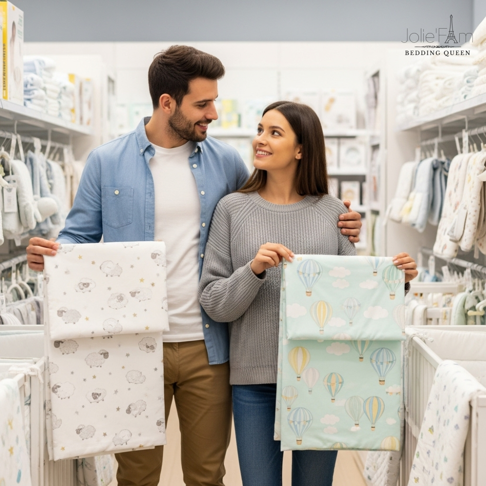 Mẹo chọn vải chuẩn cho chăn ga trẻ em từ Jolie’Fam