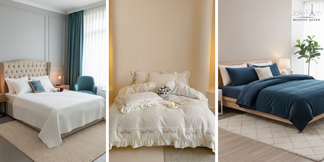 Bộ 3 bộ chăn ga Cotton -  Nỉ - Nhung