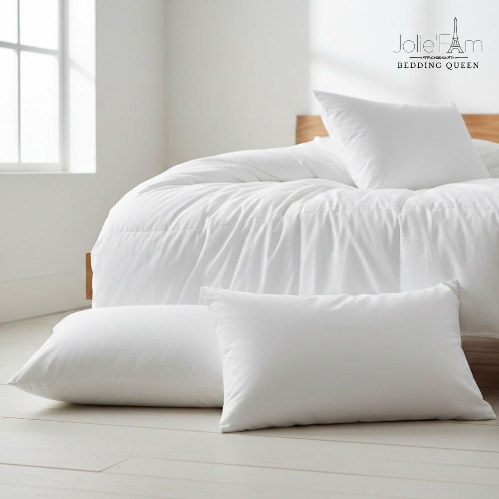 Khám Phá Đồ Ruột Khách Sạn Jolie’Fam: Chất Lượng Từ Nhà Sản Xuất Chính Hãng 5 Sự sang trọng tinh tế: Độ phồng tự nhiên của ruột chăn gối cao cấp tạo nên một vẻ ngoài đầy đặn, sang trọng cho chiếc giường, ngay lập tức nâng tầm không gian phòng ngủ.