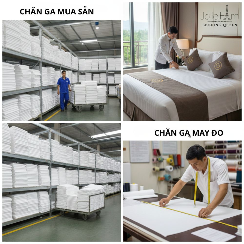 May đo chăn ga khách sạn – đầu tư đúng để bền trong vận hành, đẹp trên từng giấc ngủ