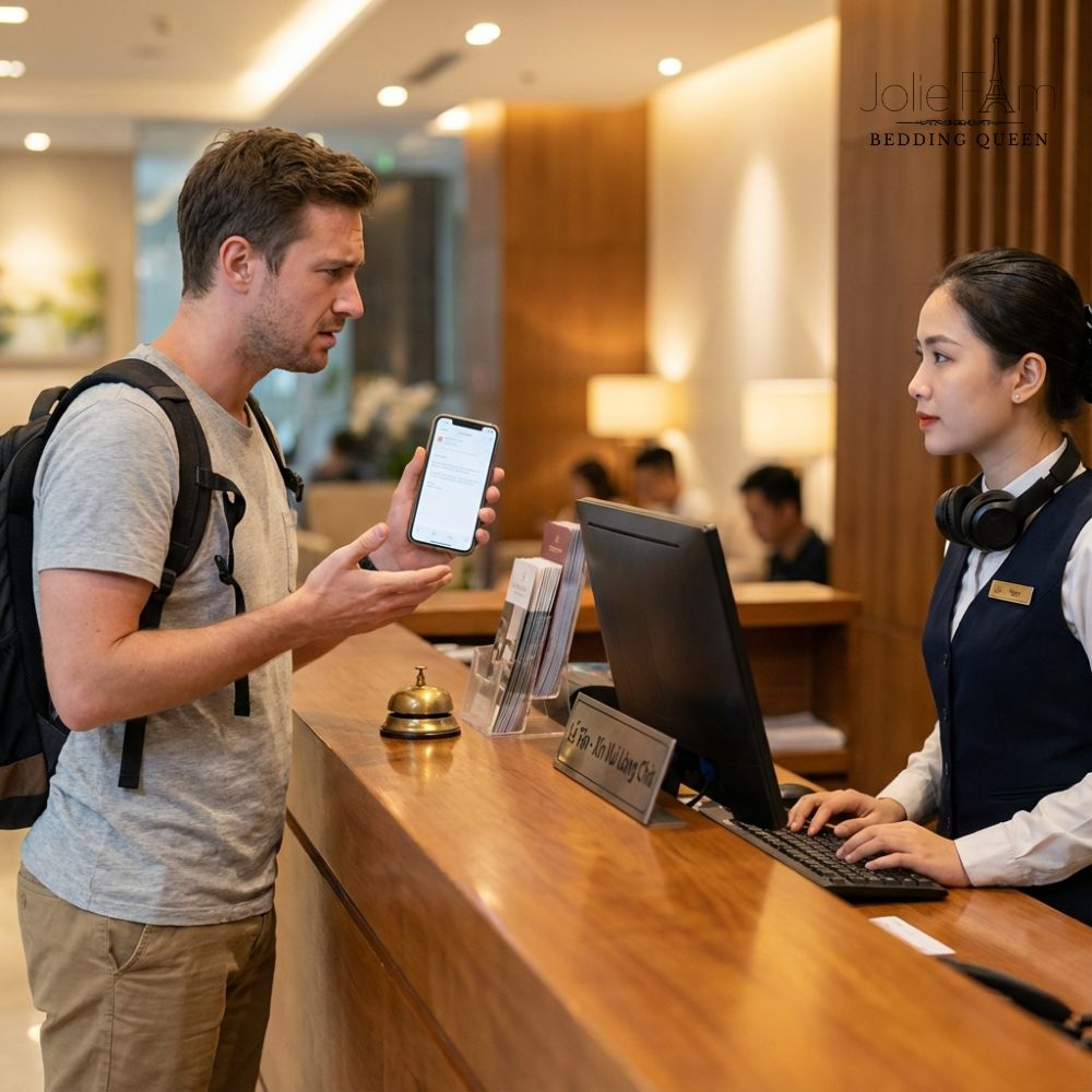 khách yêu cầu đổi phòng là một trong những tình huống “cơm bữa” nhưng lại chứa đựng nhiều rủi ro