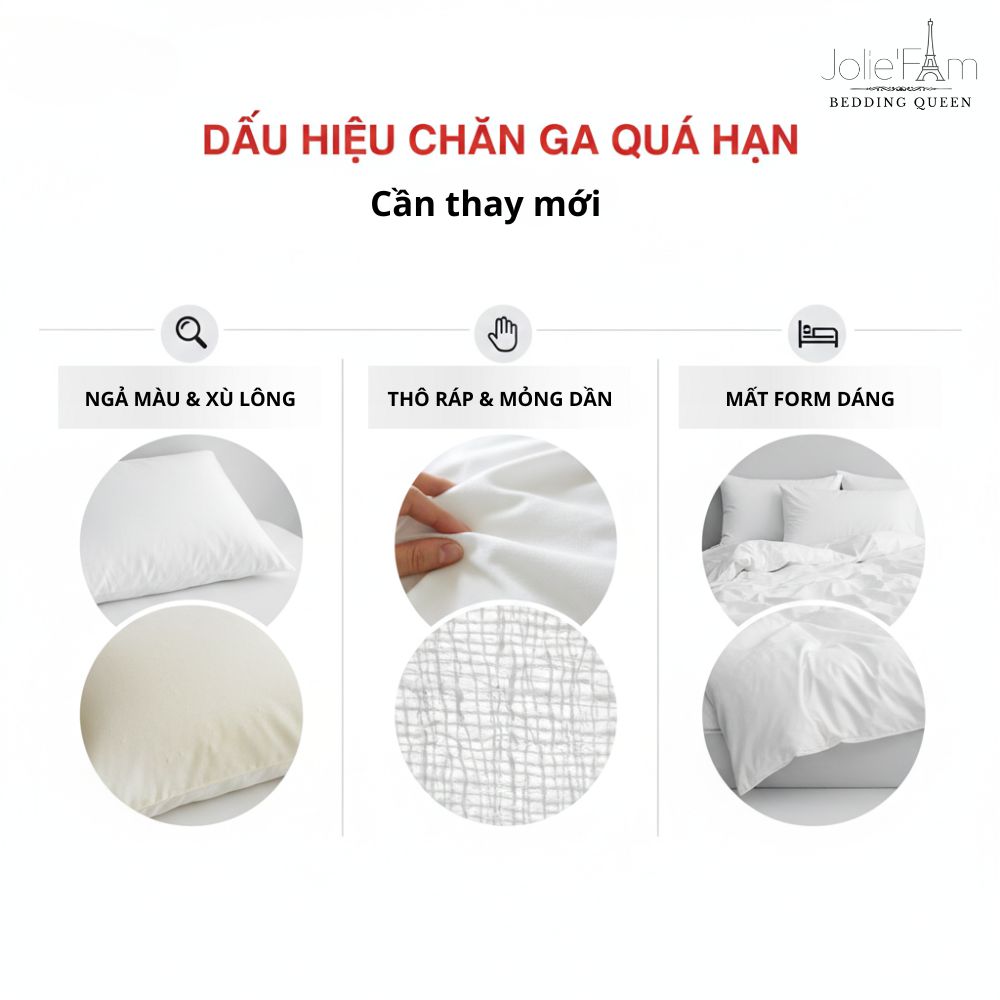 Chăn ga khách sạn có thể còn trắng, nhưng trải nghiệm thì đã cũ.Thay đúng lúc là cách giữ chuẩn dịch vụ bền vững.