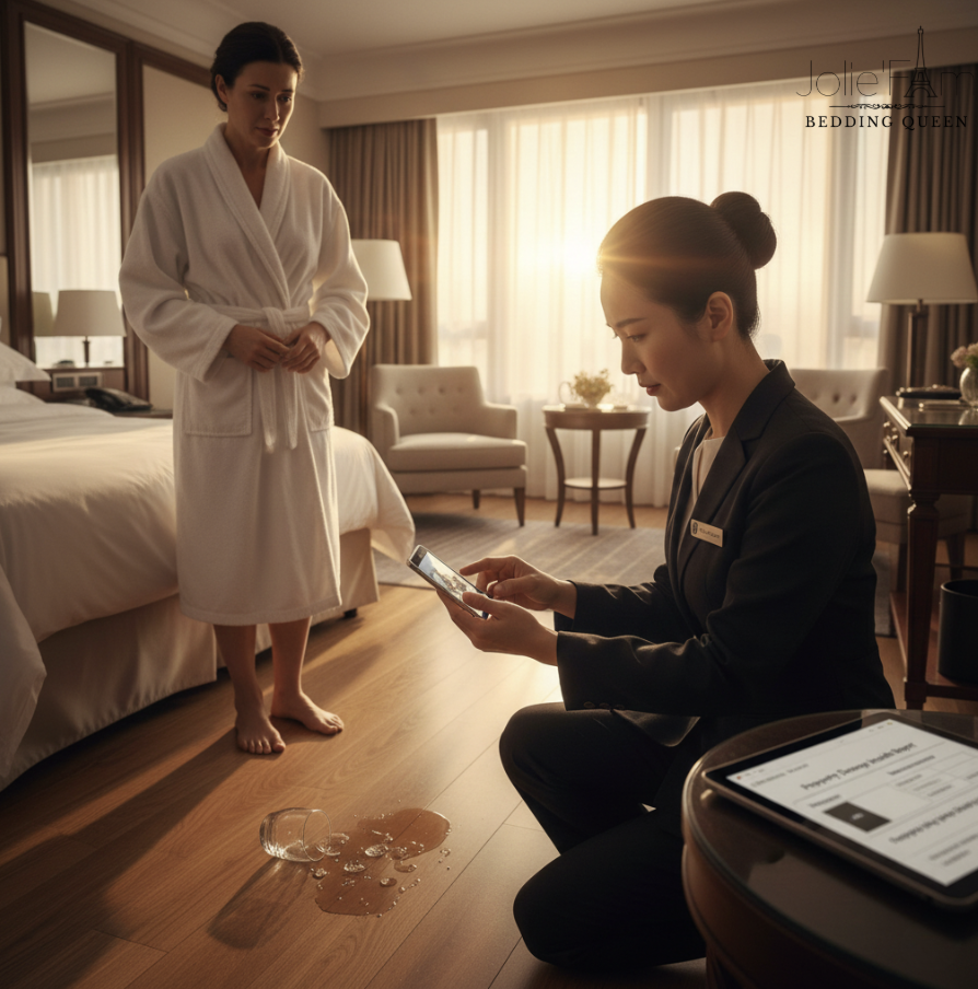 Chỉ cần 5 bước giao tiếp khéo léo và minh bạch, bạn vừa bảo vệ tài sản khách sạn, vừa giữ trọn thiện cảm của khách hàng.